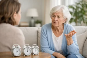 Hoe reageer je op herhaling bij dementie?