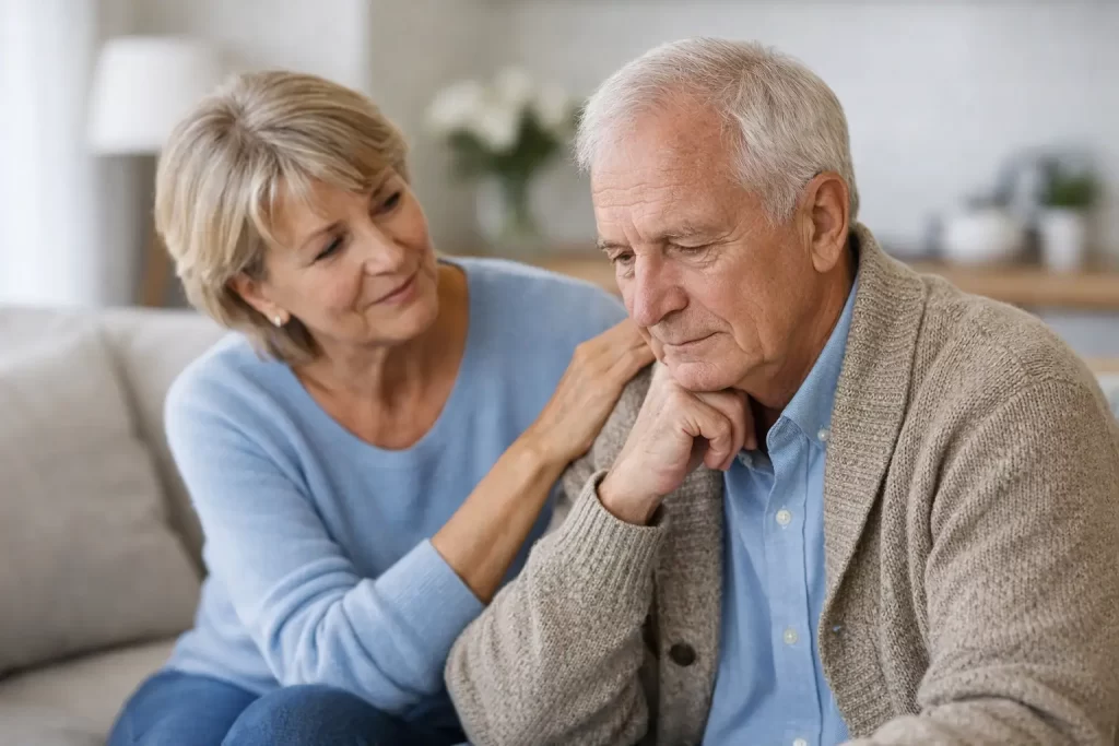 Een partner met dementie ondersteunen thuis